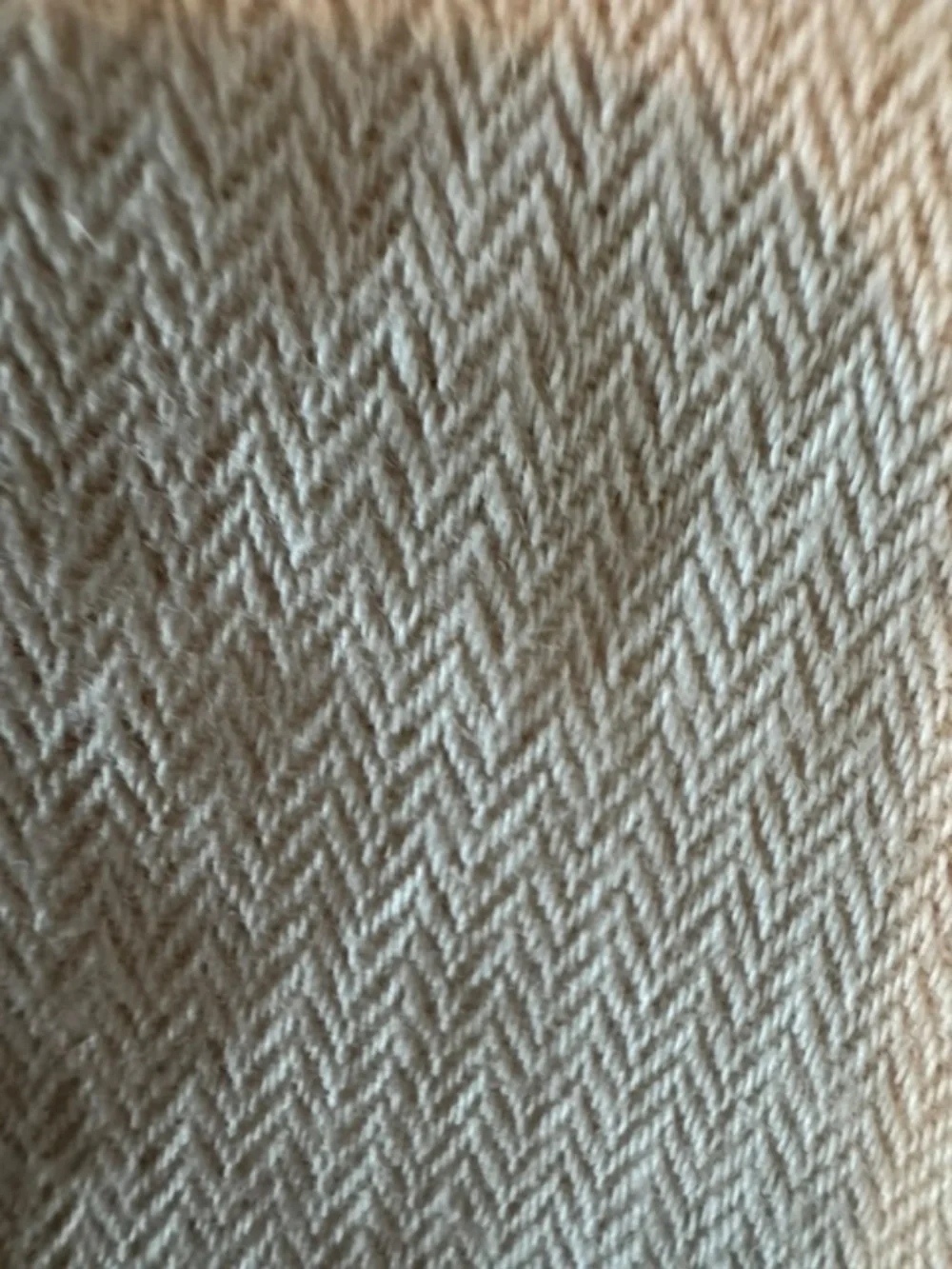 Liz Clayborne egg shell color pants size 38  herringbone